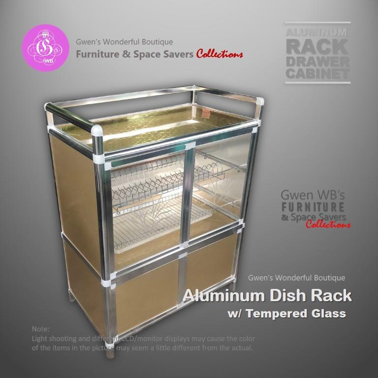 Aluminum dish rack cabinet outlet