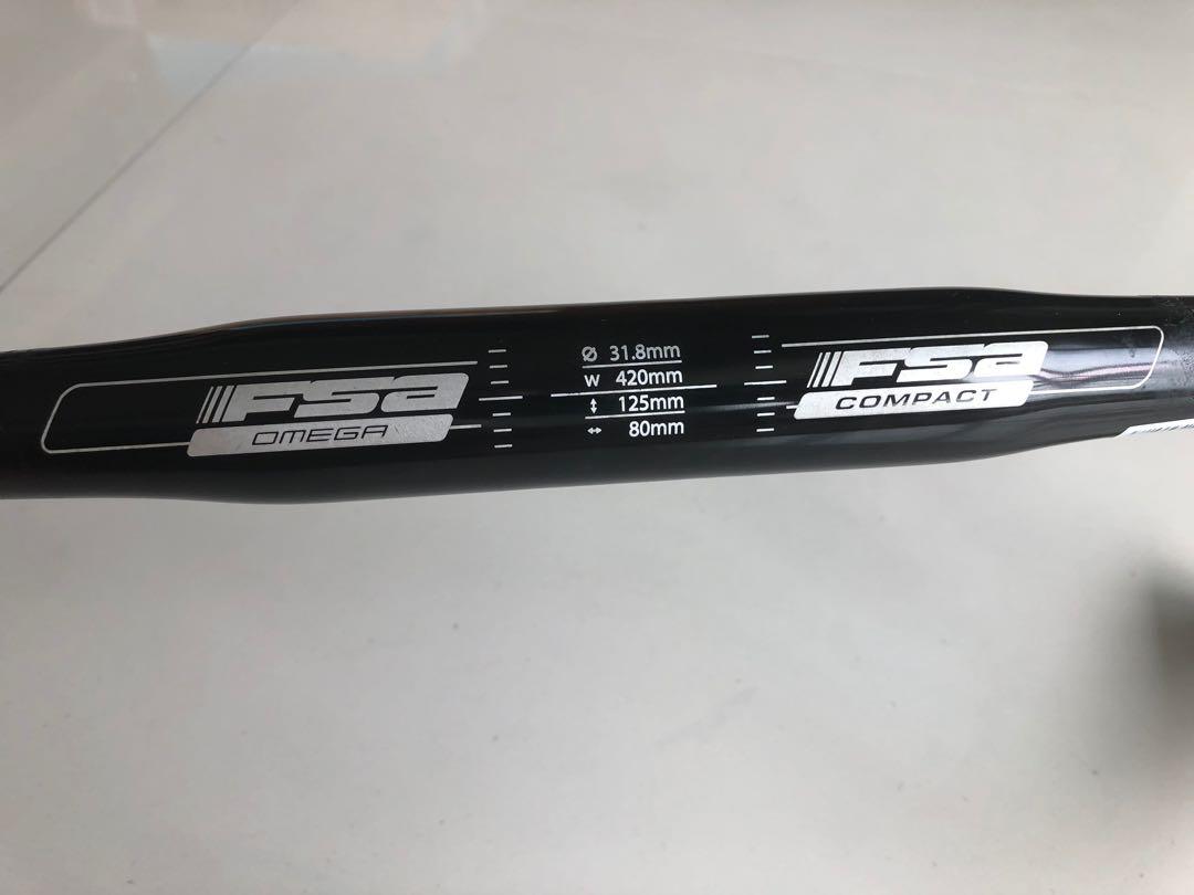 Handlebar Alloy FSA Omega Compact Sports Equipment Bicycles Parts Parts Accessories on Carousell