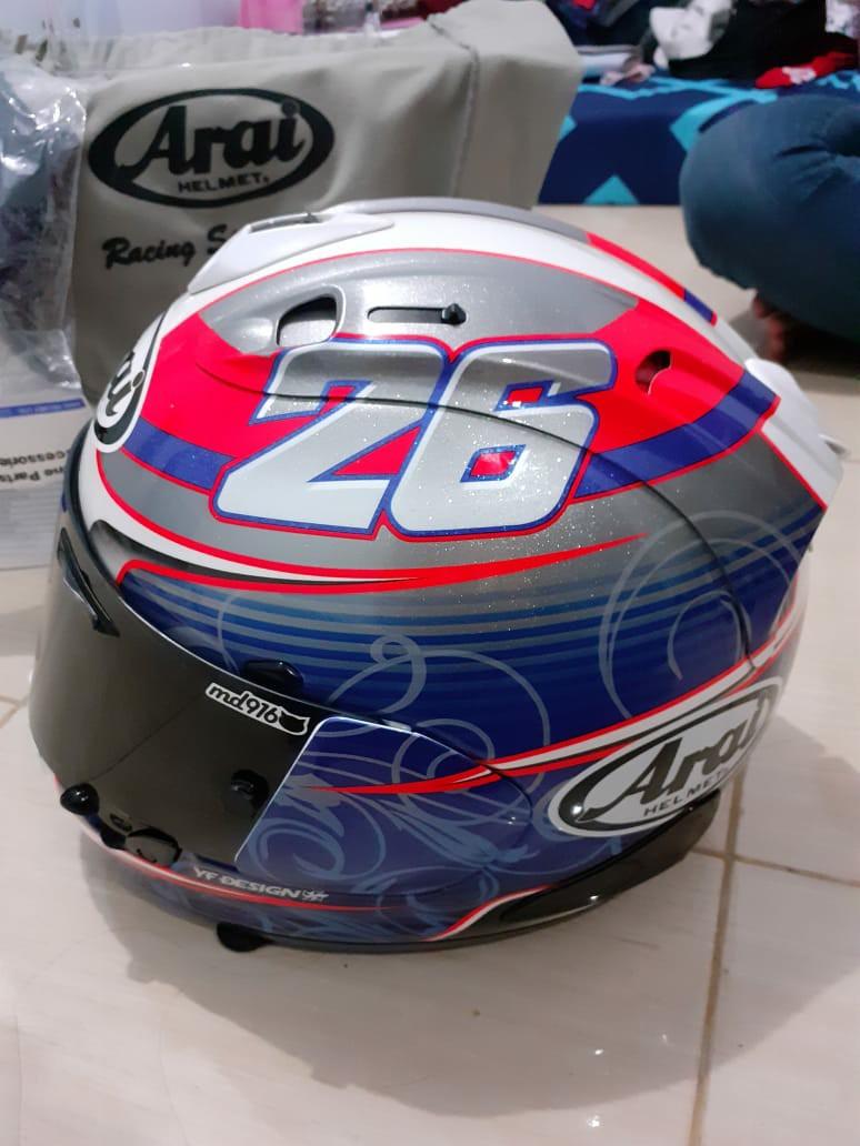 Helm Arai Rx7x Pedrosa Motor di Carousell