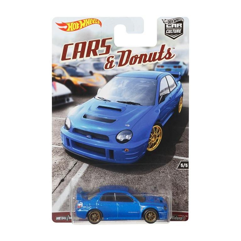 Carded MISB Hot Wheels Cars & Donuts Subaru Impreza WRX STI Bug Eye