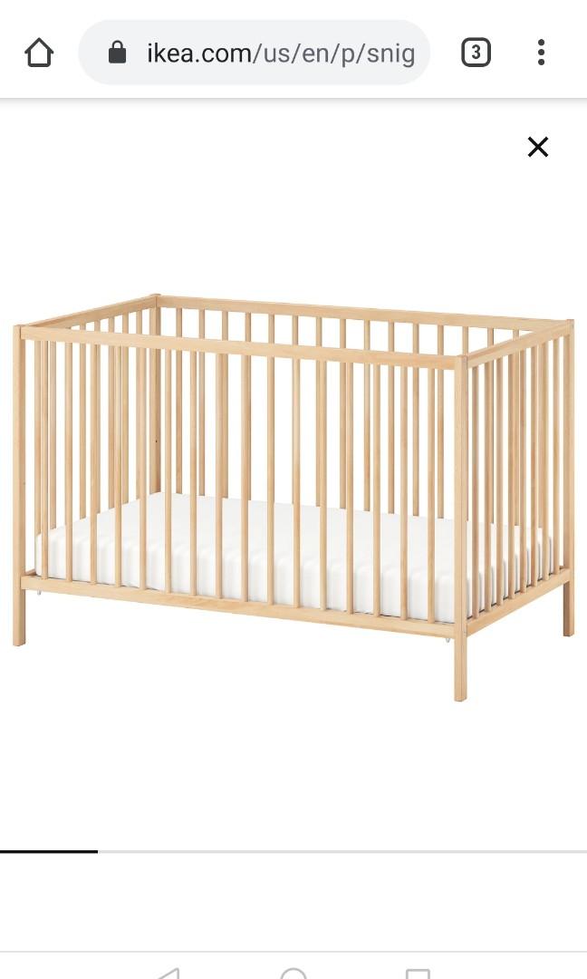 Ikea Sniglar crib, Babies & Kids, Baby Nursery & Kids Furniture