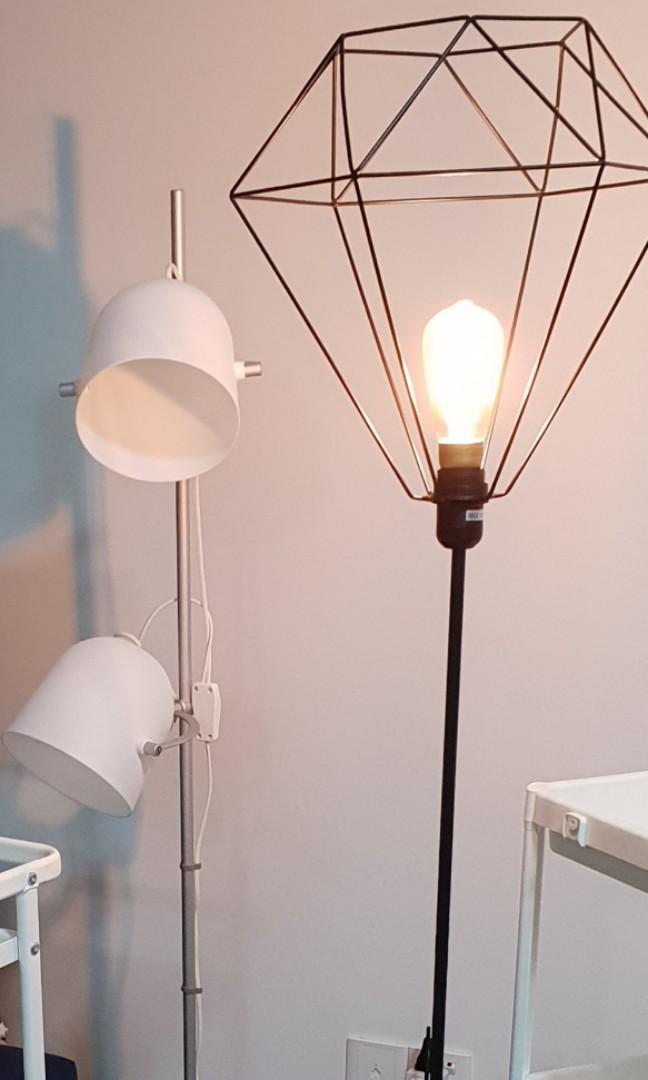 Ikea Standing Lamps Furniture Home Decor Lighting Supplies On Carousell