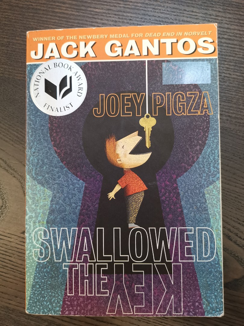 Joey　宗教書藉-　the　書本　Swallowed　書本及雜誌-　興趣及遊戲,　文具,　Key　Gantos,　Jack　Pigza　Carousell