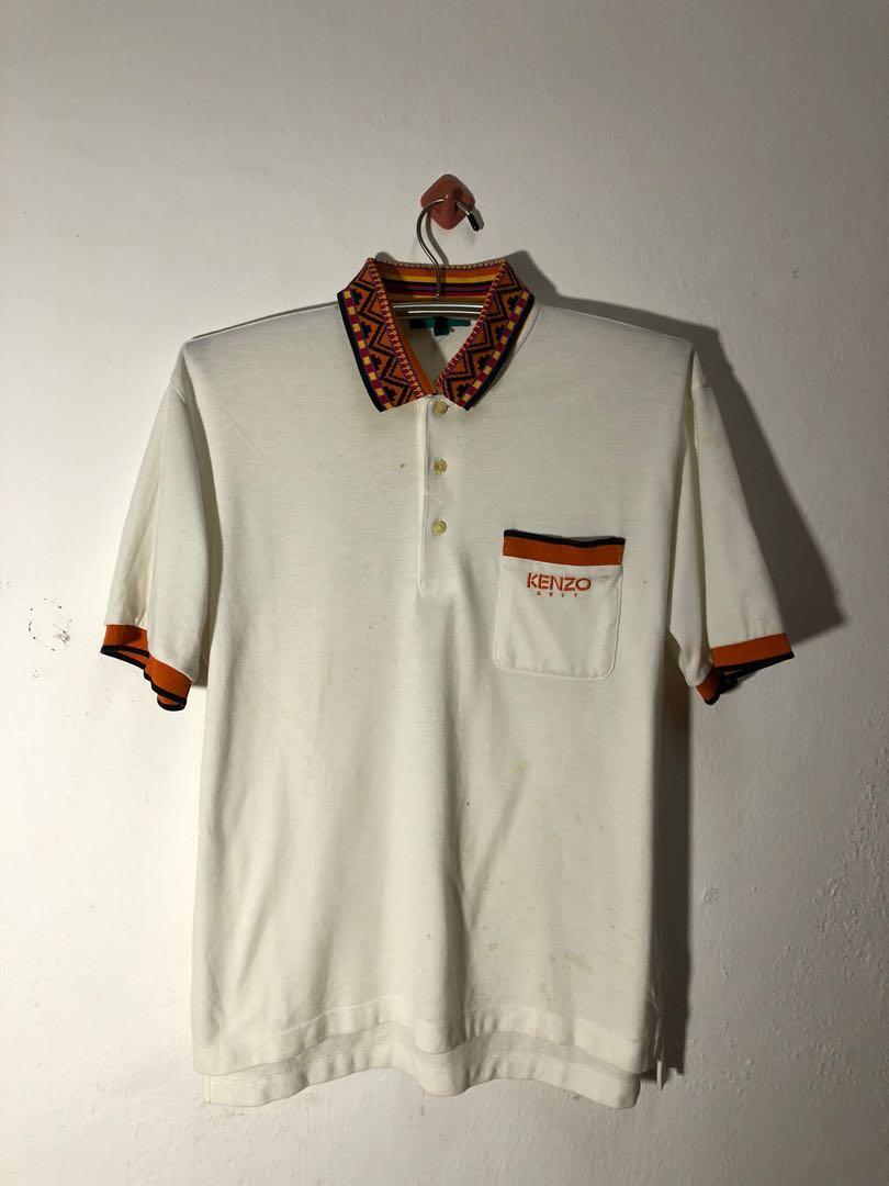 Kenzo Golf Polo T Shirt Vintage