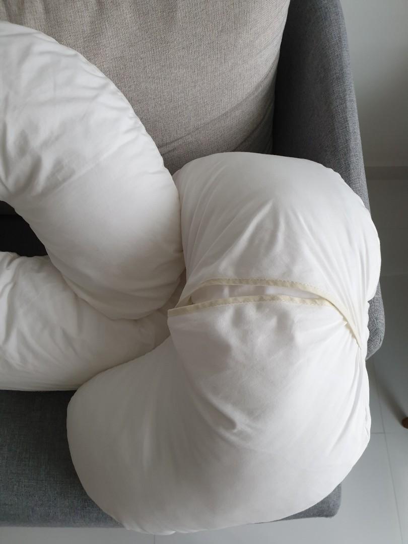 Leachco Snoogle Total Body Pillow, Ivory, Babies & Kids, Nursing