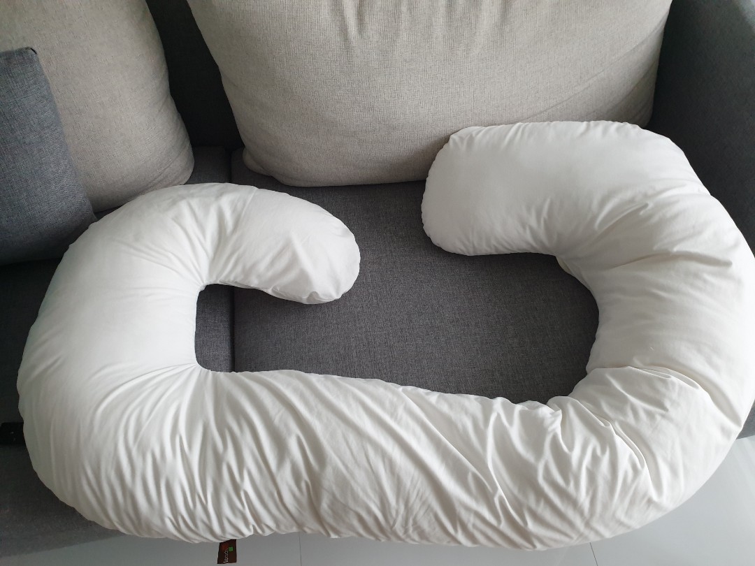 Leachco Snoogle Total Body Pillow, Ivory, Babies & Kids, Nursing