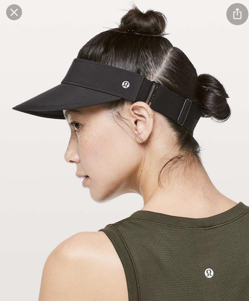 lululemon white visor