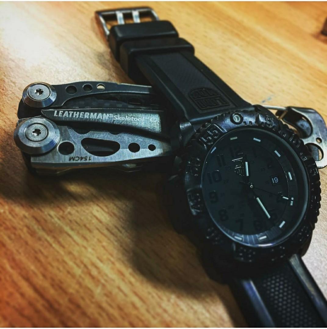 Luminox Blackout 3050 Men S Fashion Watches On Carousell