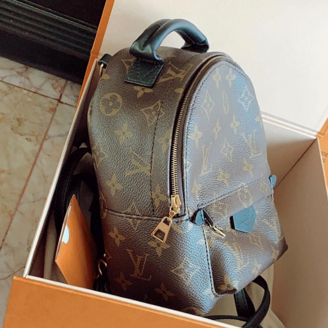 AUTHENTIC LV LOUIS VUITTON Mini Palm Springs Backpack - ✓Receipt, Luxury,  Bags & Wallets on Carousell