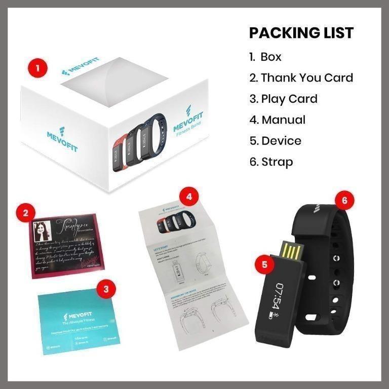 Mevofit drive hotsell fitness band