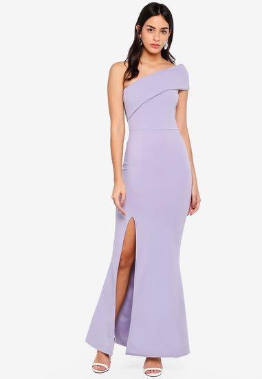 One shoulder store dress missguided