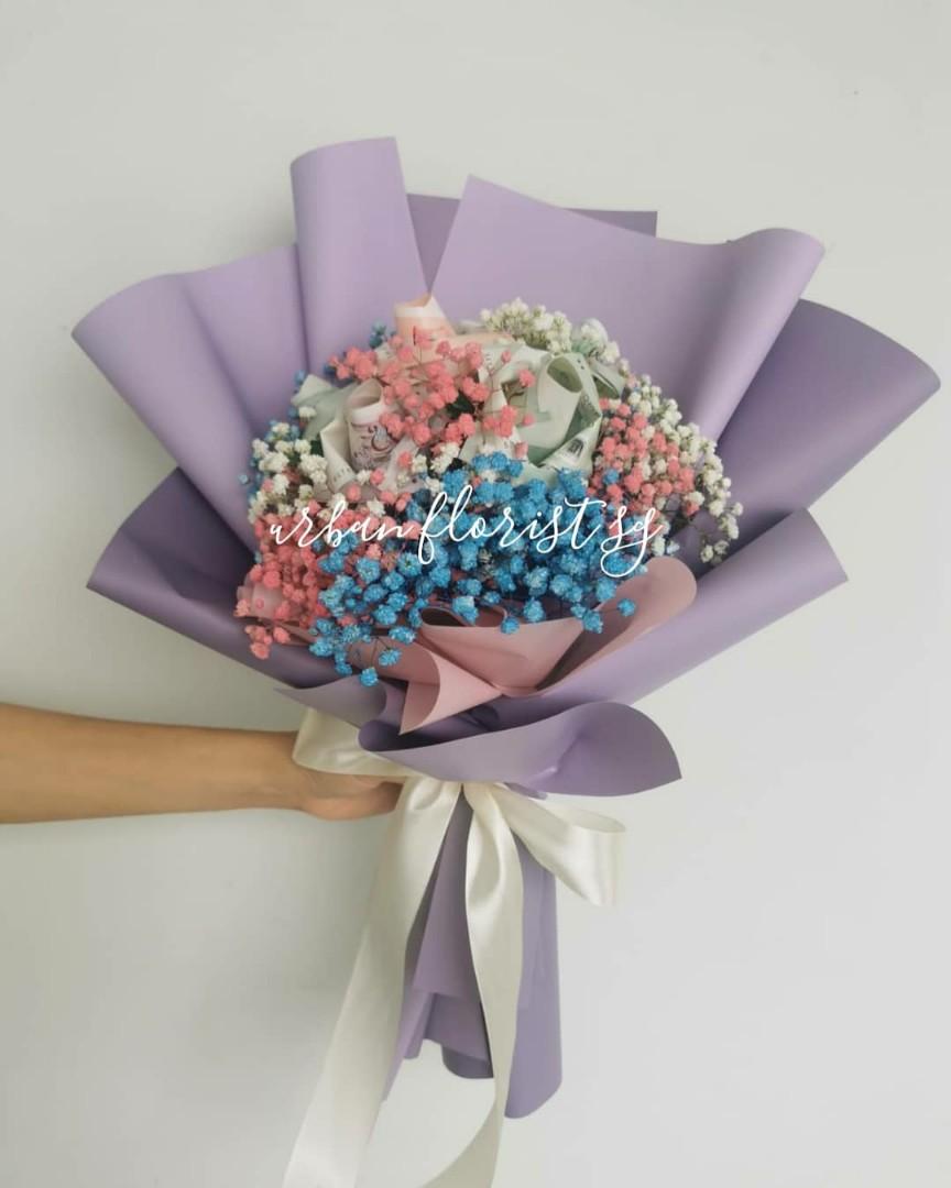 Pin By Norhafizah Hussain On Hoa In 2021 Money Bouquet Bouquet Tutorial Gift Bouquet