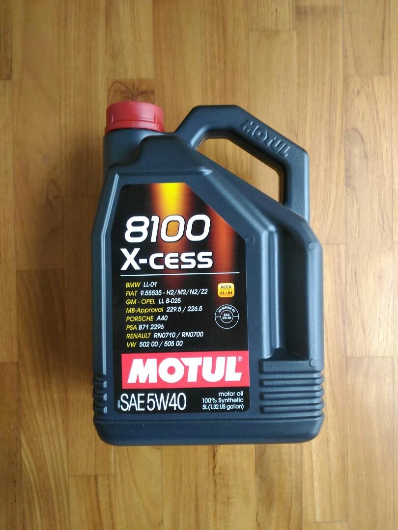 Motul 8100 X Cess 5w40 Car Accessories Accessories On Carousell
