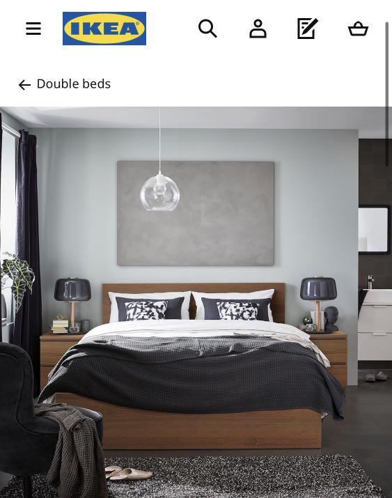 Moving Out Sale Ikea Mala Bed Frame King Furniture Beds Mattresses On Carousell