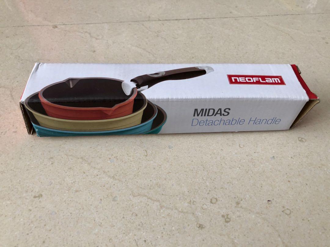 Neoflam Midas Detachable Handle, Furniture & Home Living, Kitchenware