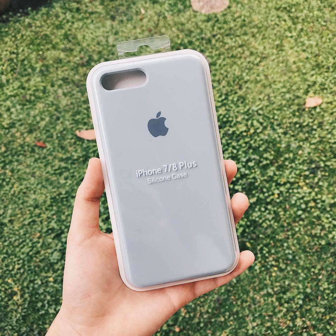 NEW) Apple Silicone Case for iPhone 7Plus/8Plus, Telepon Seluler