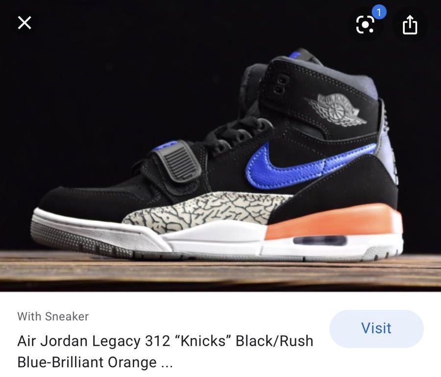 Nike Air jordans legacy 312 Knicks, Men 