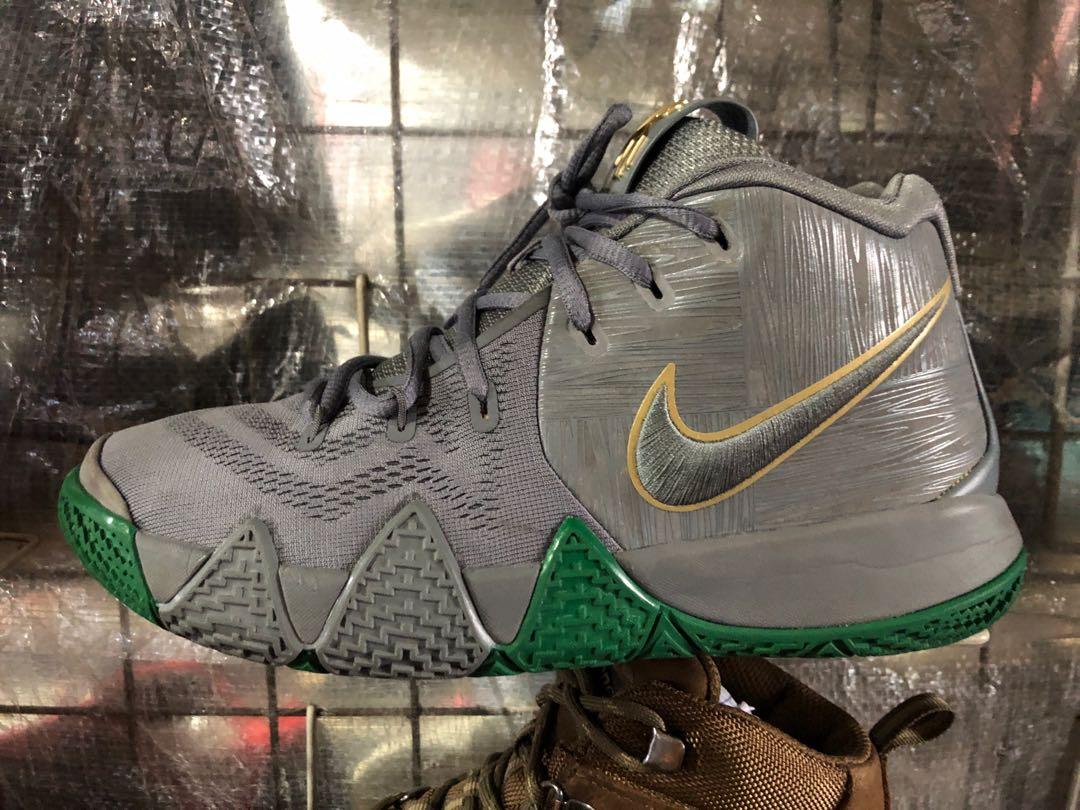 Nike Kyrie 4 GS Cool Grey Green Men s Fashion Footwear Sneakers on Carousell