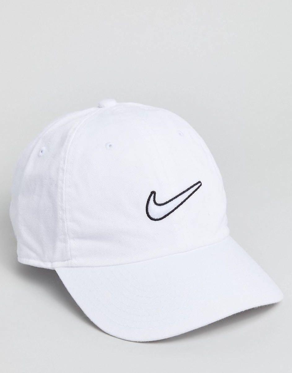 all white nike cap