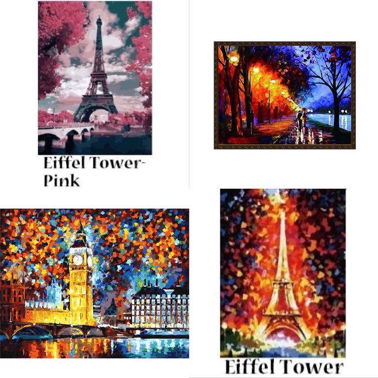 DIY Numbers Acrylic Painting Set , Hobbies & Toys, Stationery & Craft