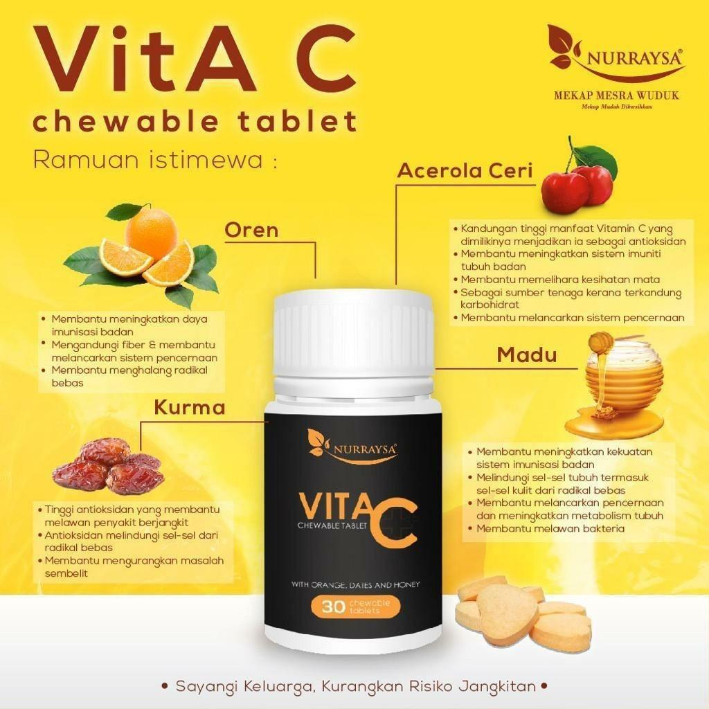 Nurraysa Vitamin C Health Nutrition Health Supplements Vitamins Supplements On Carousell Nurraysa Vitamin C Health Nutrition Health Supplements Vitamins Supplements On Carousell