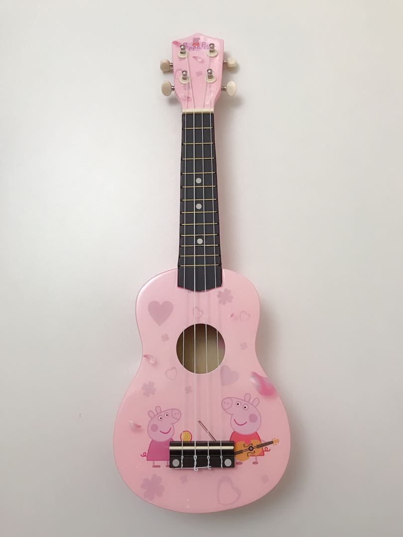 全新Peppa Pig 21寸ukulele, 興趣及遊戲, 音樂樂器 & 配件, 樂器 Carousell