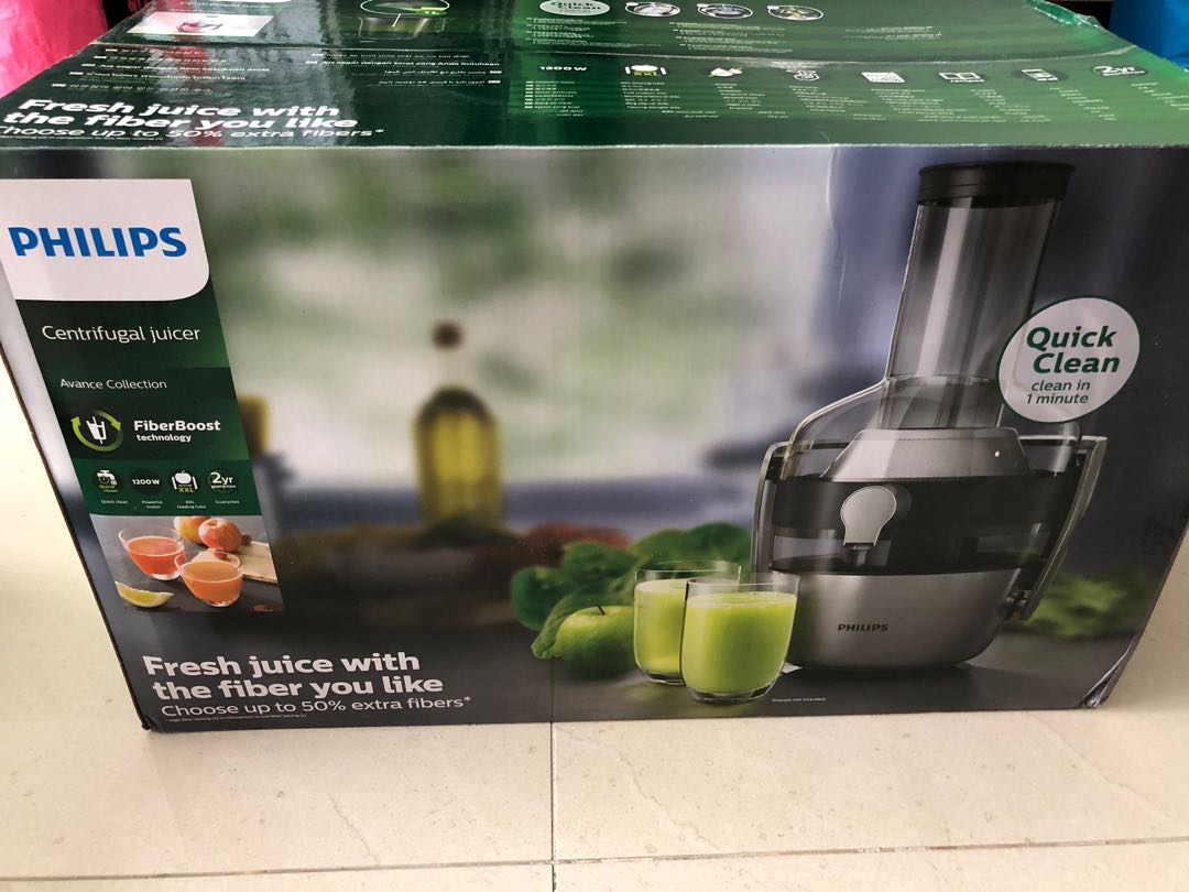 Philips Centrifugal Juicer HR1922, TV & Home Appliances, Kitchen