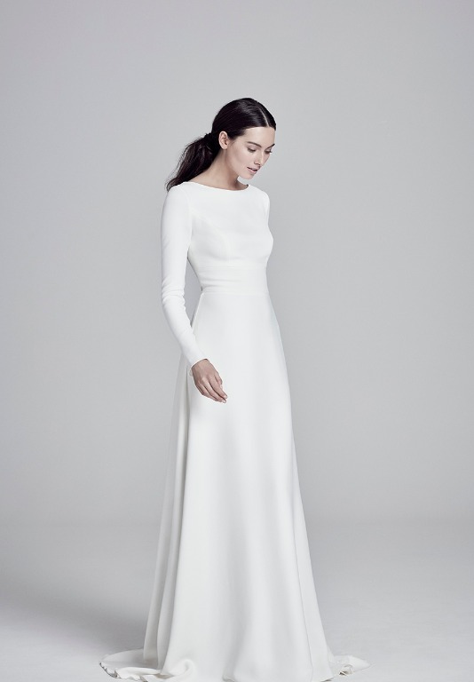 White vintage sales dress long sleeve