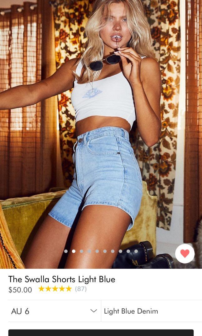 The swalla shorts light discount blue