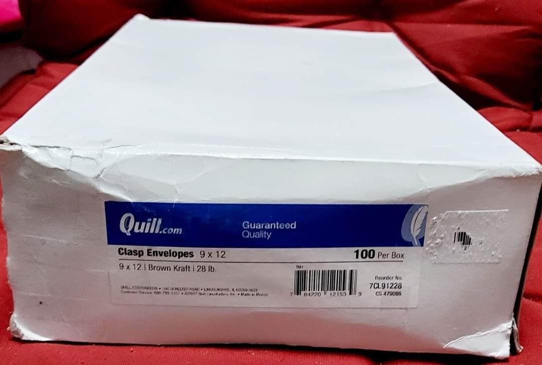 Quill Brand Clasp Catalog Envelope, Hobbies & Toys, Stationary & Craft