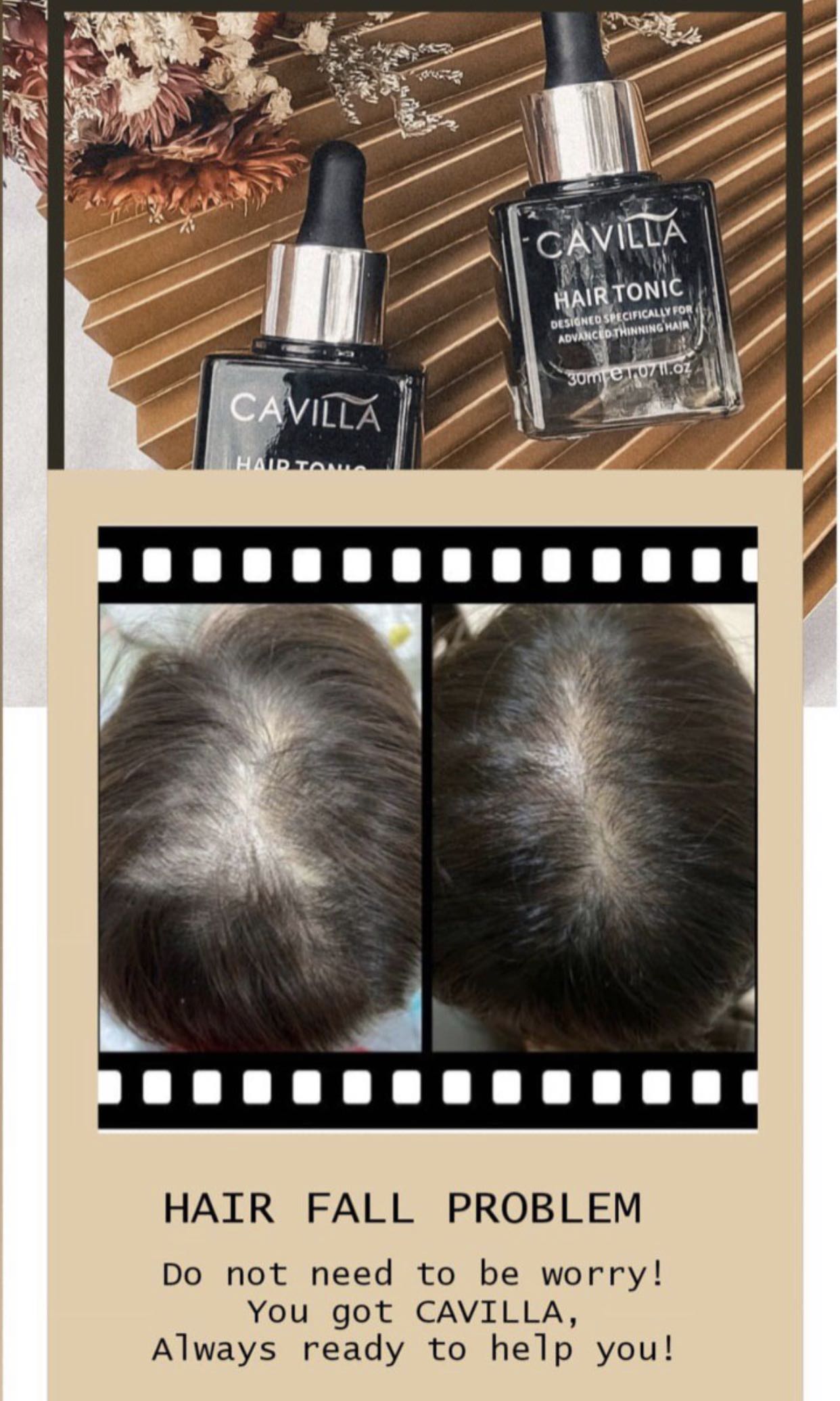 Cavilla hair online tonic review