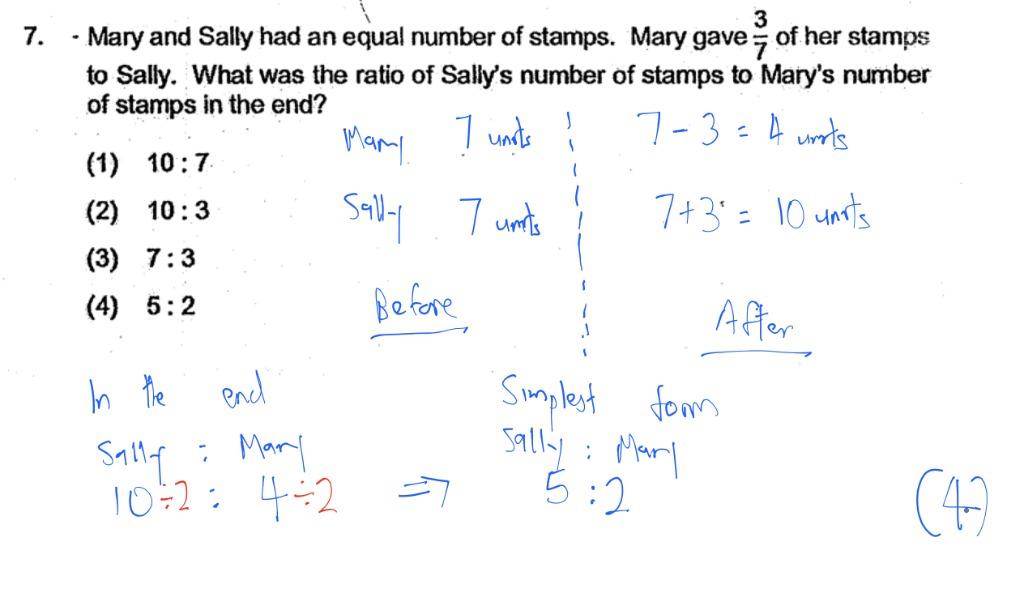 RGS 2019 Math PSLE Prelim Paper 1 Q7 (FREE Guided Practice), Hobbies ...