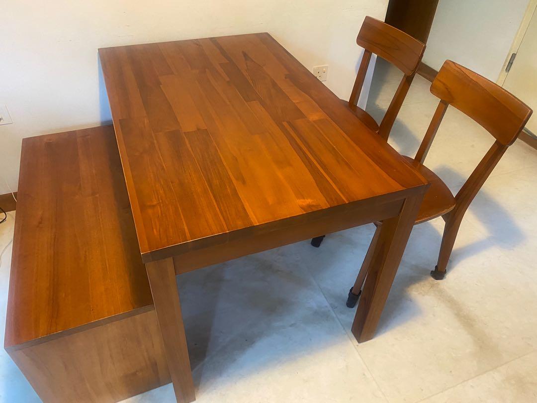 SCANTEAK DINING SET Furniture Home Living Furniture Tables Sets on Carousell