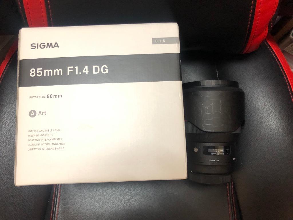 行貨）Sigma 85mm F1.4 DG HSM │ Art (canon EF mount) GFX可用沒有黑