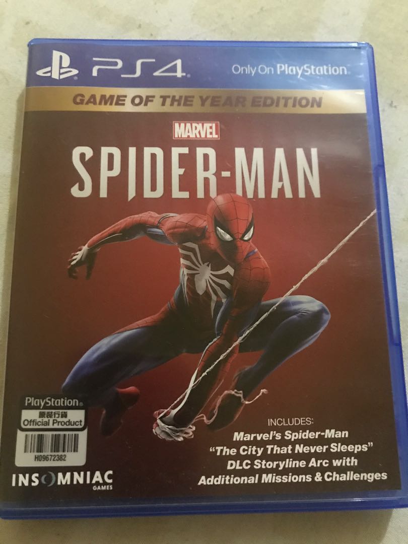 spider man game of the year edition