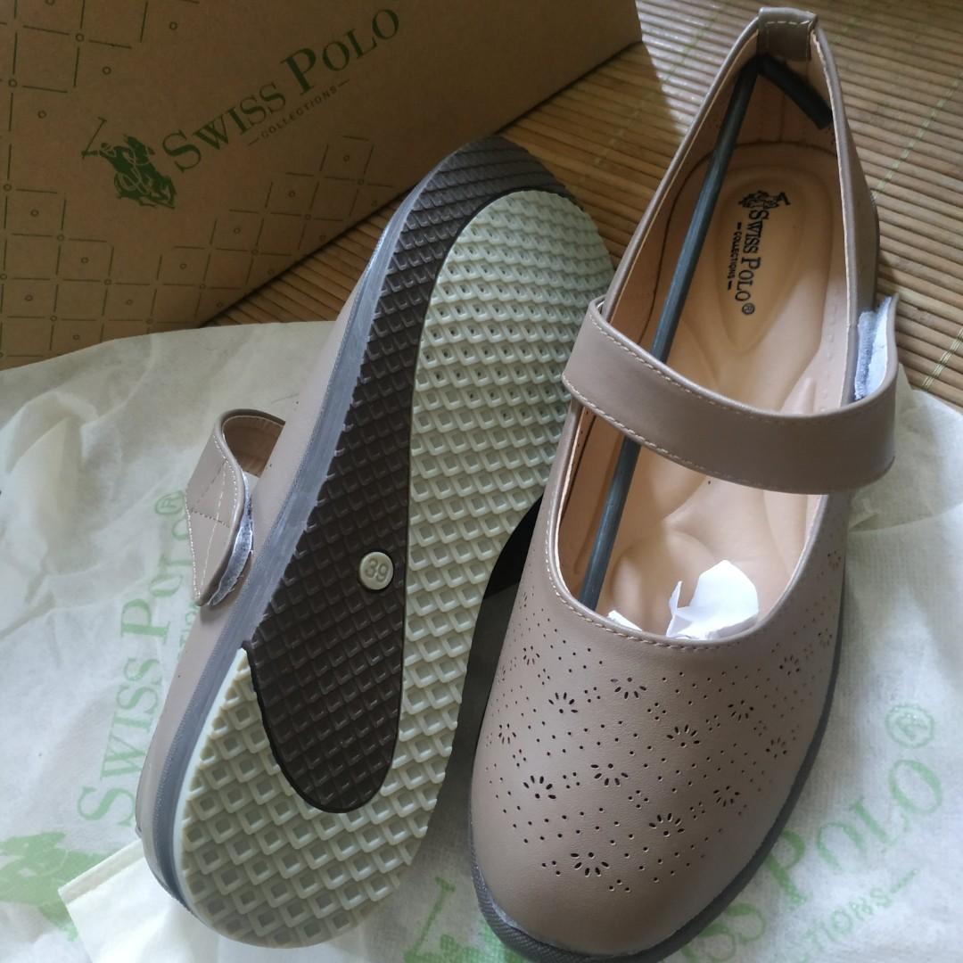 Swiss Polo Flat Shoes Sandal