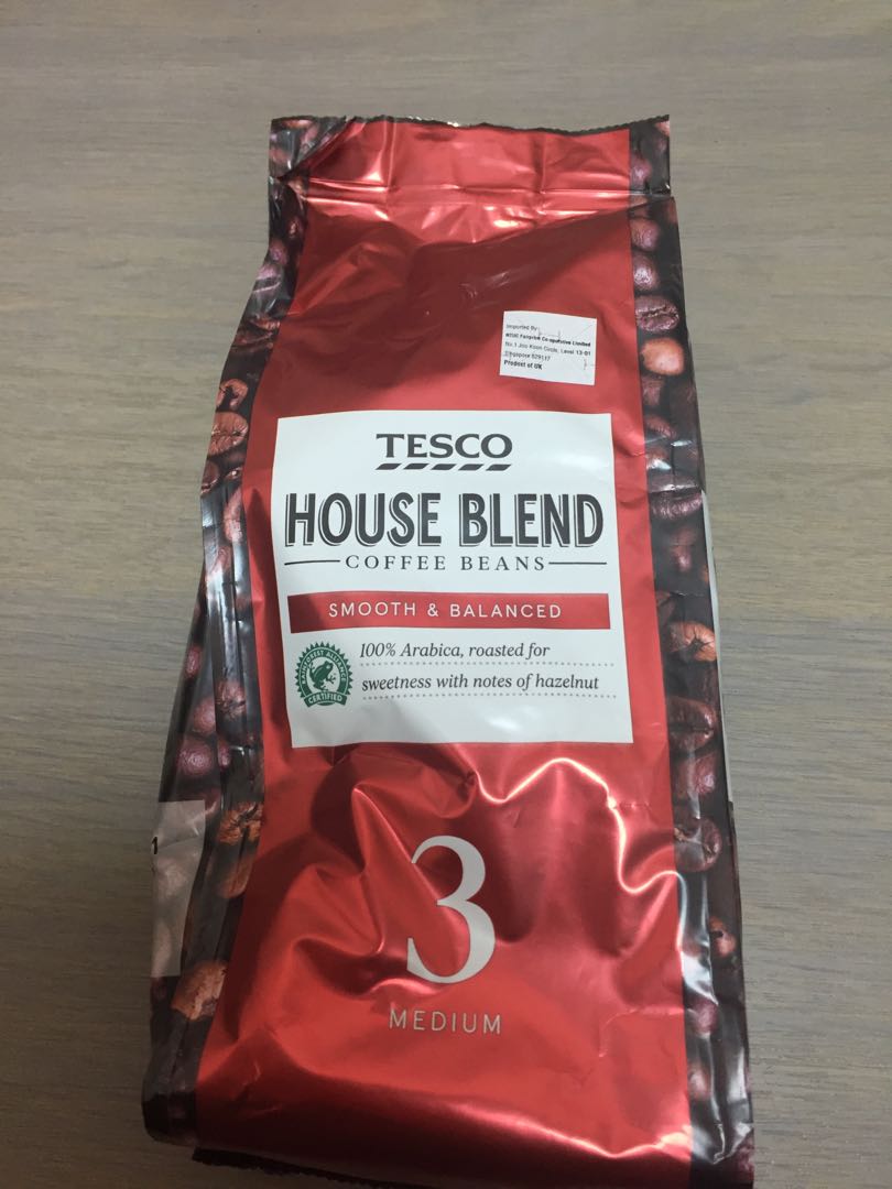 Tesco coffee store beans