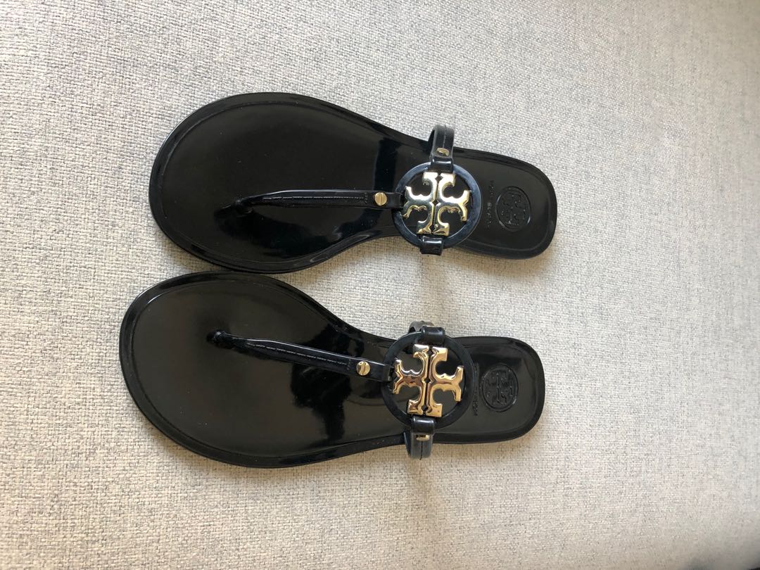tory burch jelly sandals red