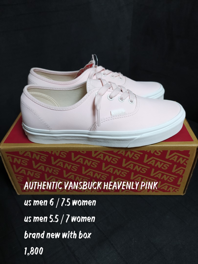 vans authentic heavenly pink