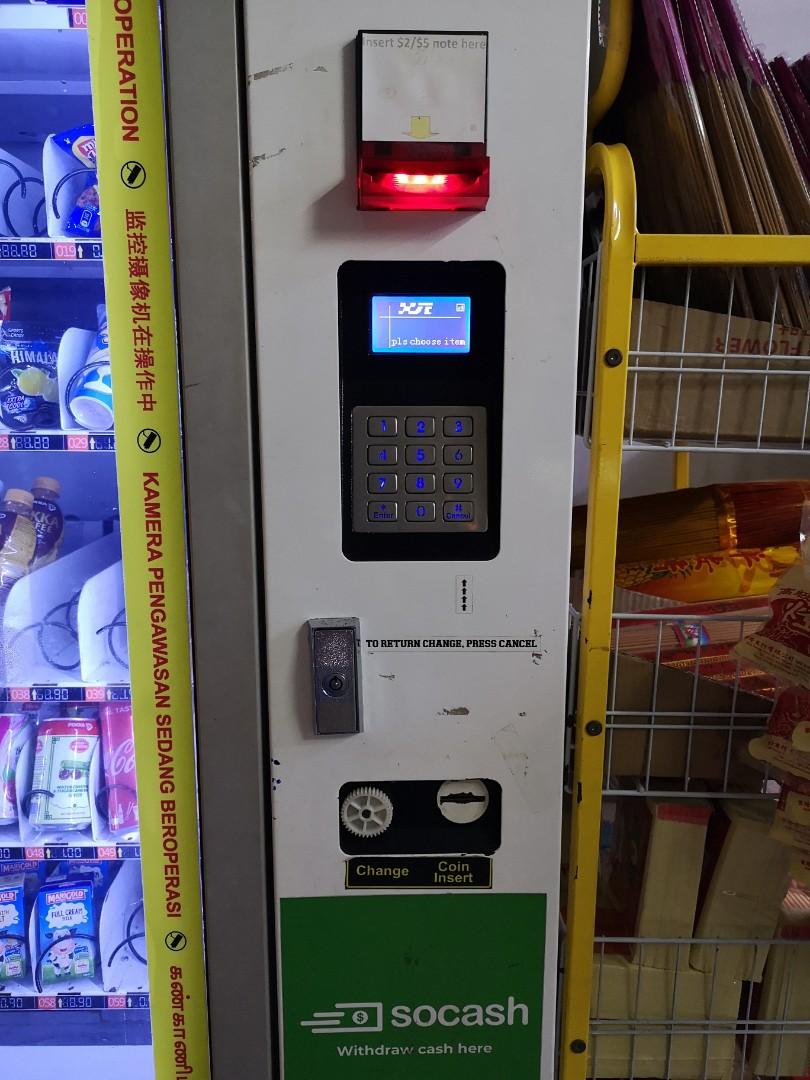Vending Machine Code Vehicle Simulator