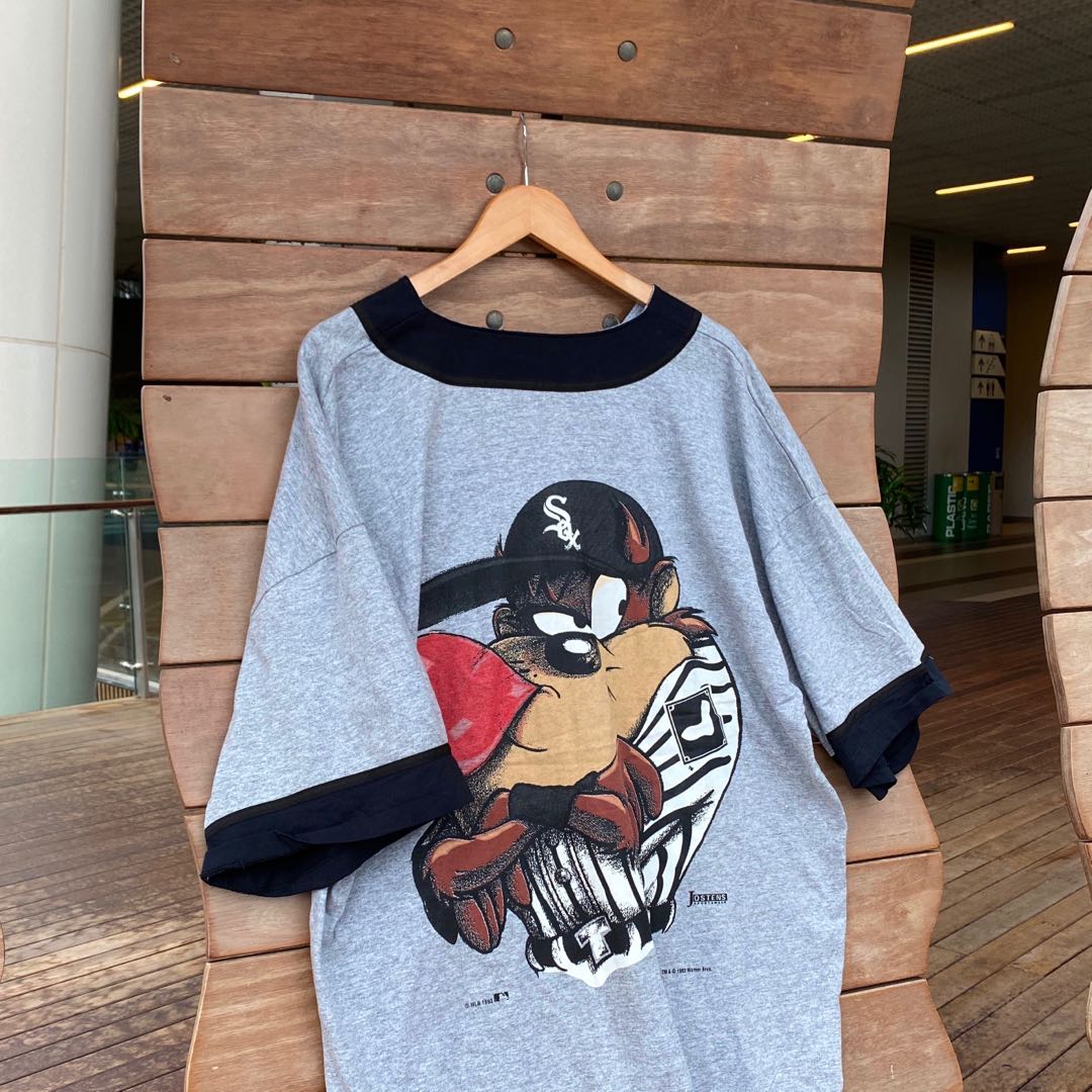 Vintage 90s Taz Chicago White Sox Baseball Single Stitch Tee – Agent Thrift