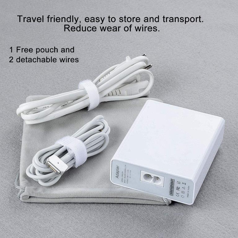 Wakeach Updated Version 85w Wall Charger For Macbook Pro 15 Inch Retina Made Mid 12 Mid 15 Replacement For Magsafe 2 Power Adapter T Tip Mbp A1398 A1424 Portable Travel Power Supply Electronics Others On