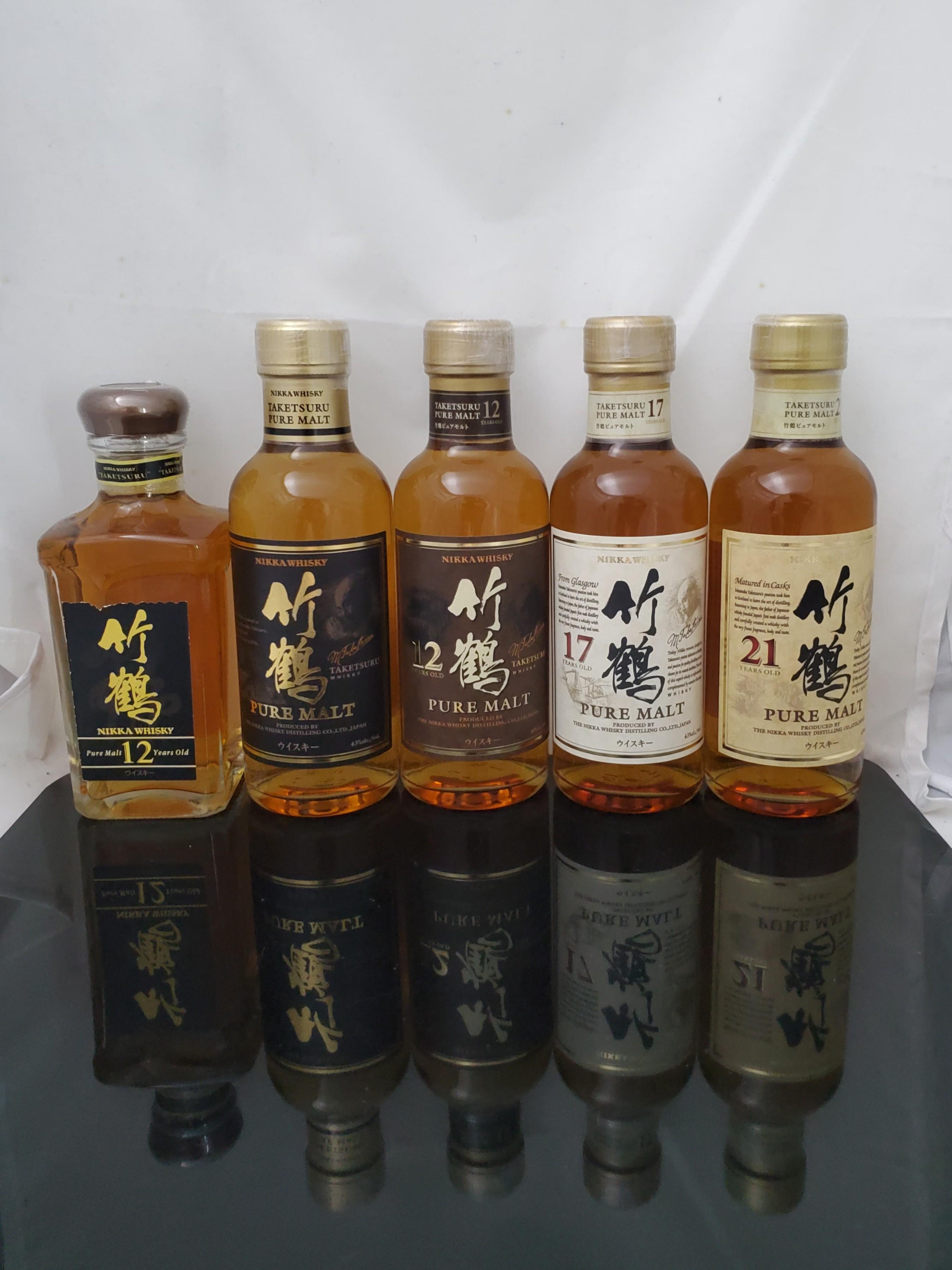ニッカウヰスキー - 竹鶴12年　17年　21年　白州蒸溜所樽出原酒15年　　箱のみ 竹鶴12年 17年 21年 白州蒸溜所樽出原酒15年
