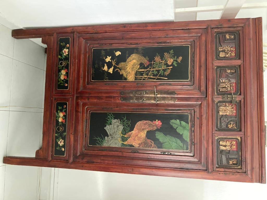 1920 S Oriental Decorative Cabinet Furniture Home Decor Antiques On Carousell