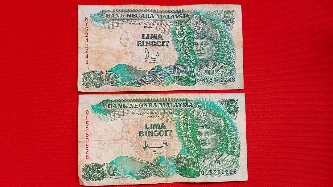 5 Malaysia 1986 1995 Antiques Currency On Carousell