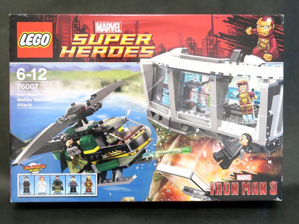 全新LEGO 76007 IRON MAN: MALIBU MANSION ATTACK (MARVEL SUPER