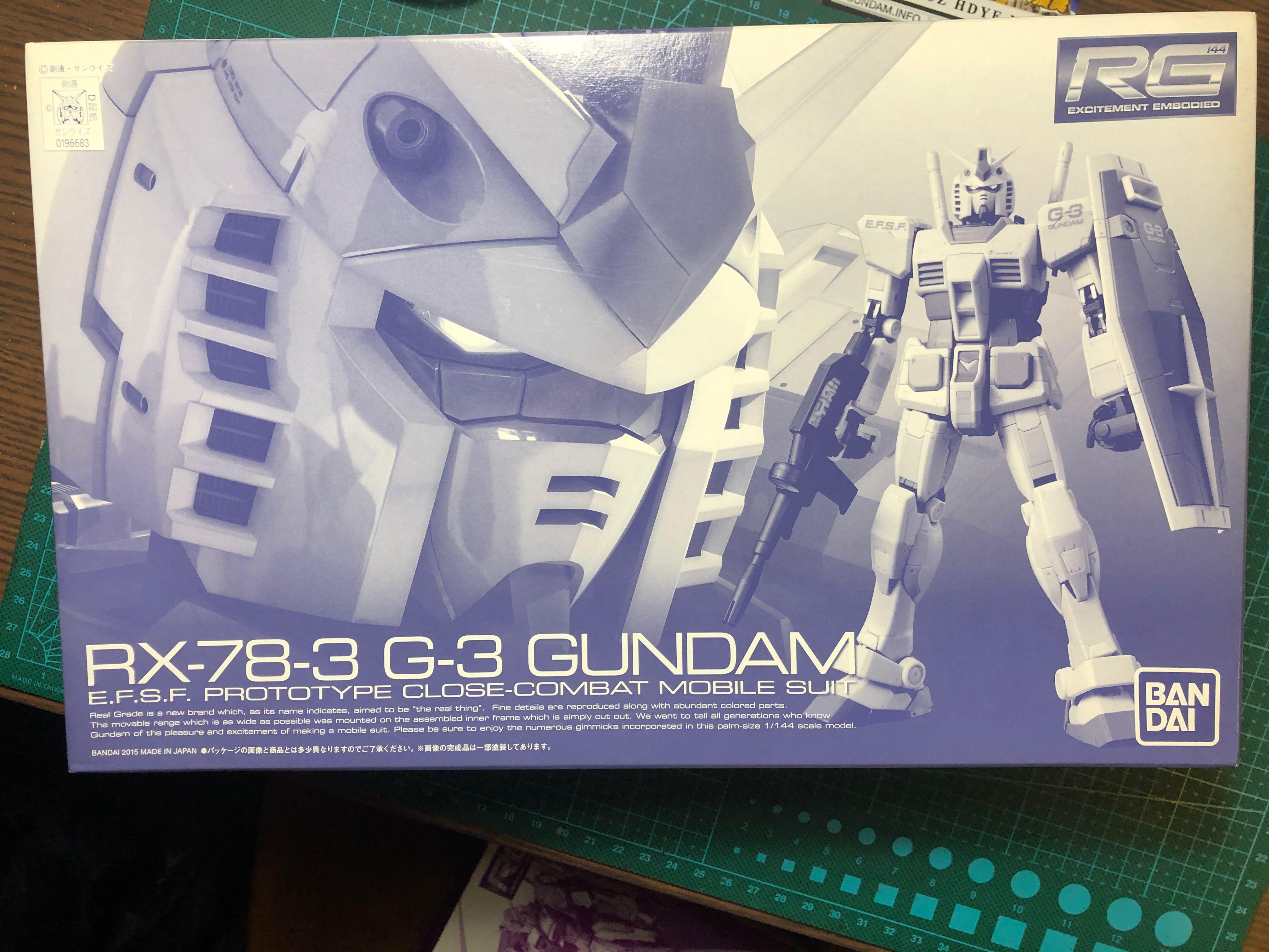 魂限rg 1 144 Rx 78 3 G 3 Gundam 玩具 遊戲類 玩具 Carousell