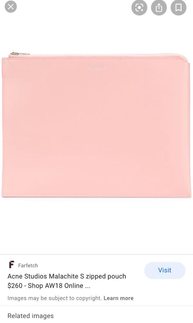 Acne studios best sale malachite pouch