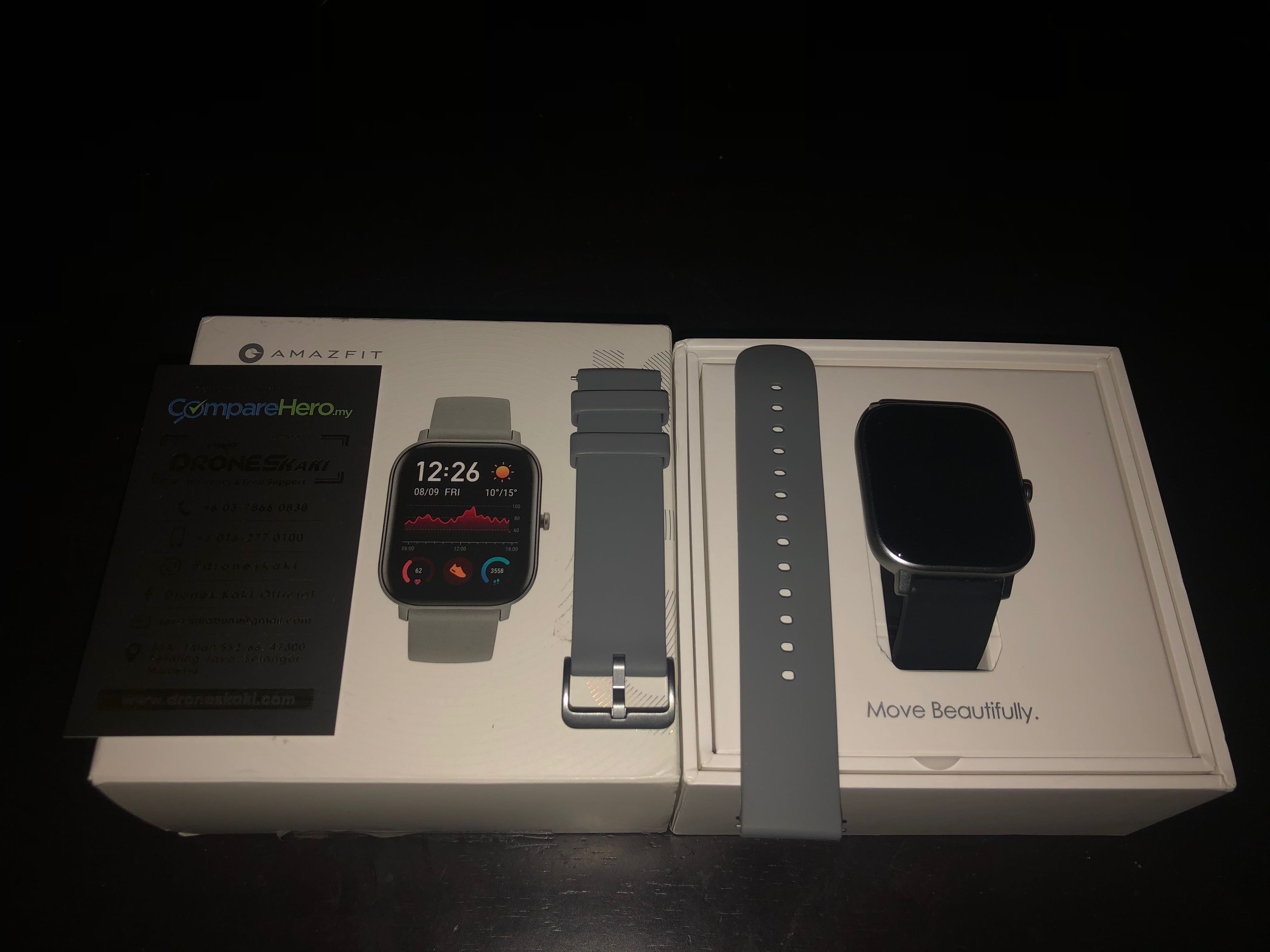 Amazfit GTS Lava Grey Mobile Phones Gadgets Wearables Smart