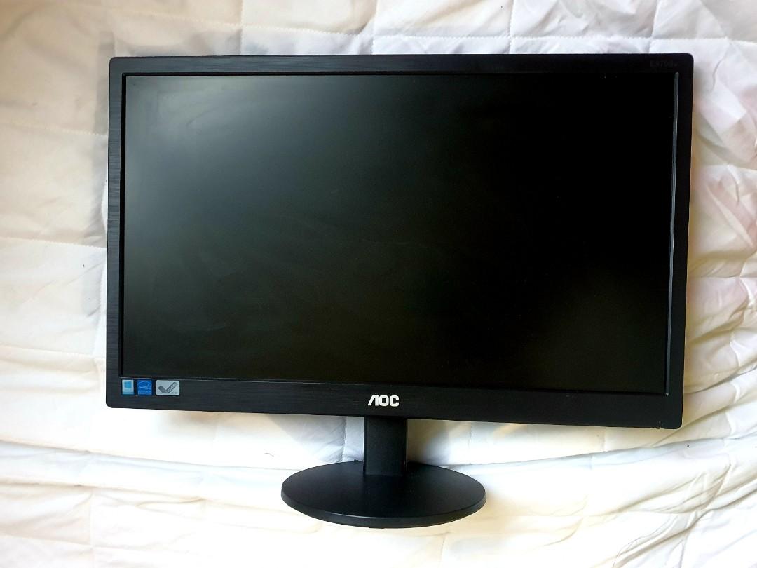 Aoc Monitor E970swn Computers Tech Parts Accessories Monitor Screens On Carousell
